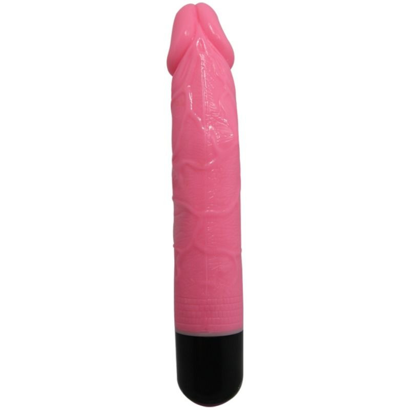 BAILE - VIBRATEUR RÉALISTE SEXE COLORÉ ROSE 23 CM 2 