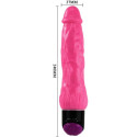 BAILE - VIBRATEUR RÉALISTE SEXE COLORÉ ROSE 24 CM 1 