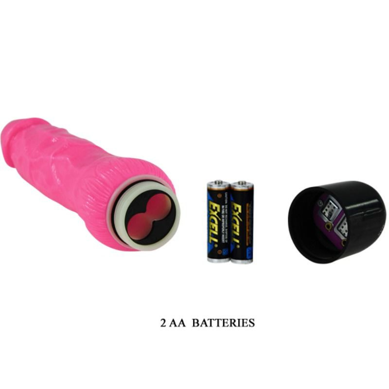 BAILE - BUNTER SEX REALISTISCHER VIBRATOR ROSA 24 CM 2 