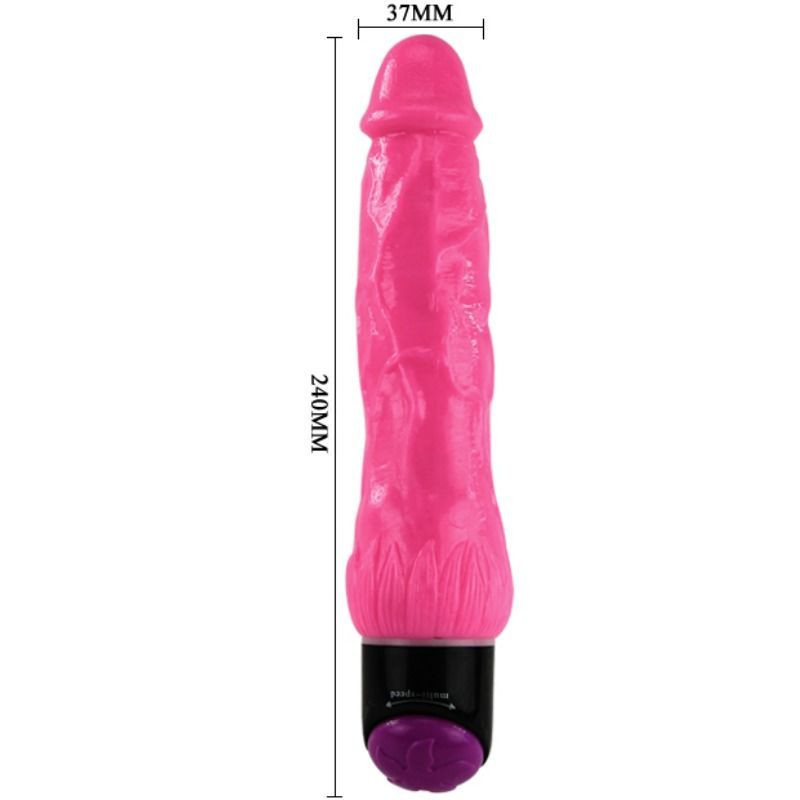 BAILE - VIBRATEUR RÉALISTE COLORÉ SEX LILAS 24 CM 3 