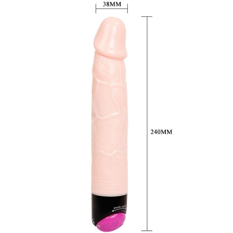 BAILE - VIBRATION ET ROTATION SEXUELLES COLORÉES 24 CM 2 