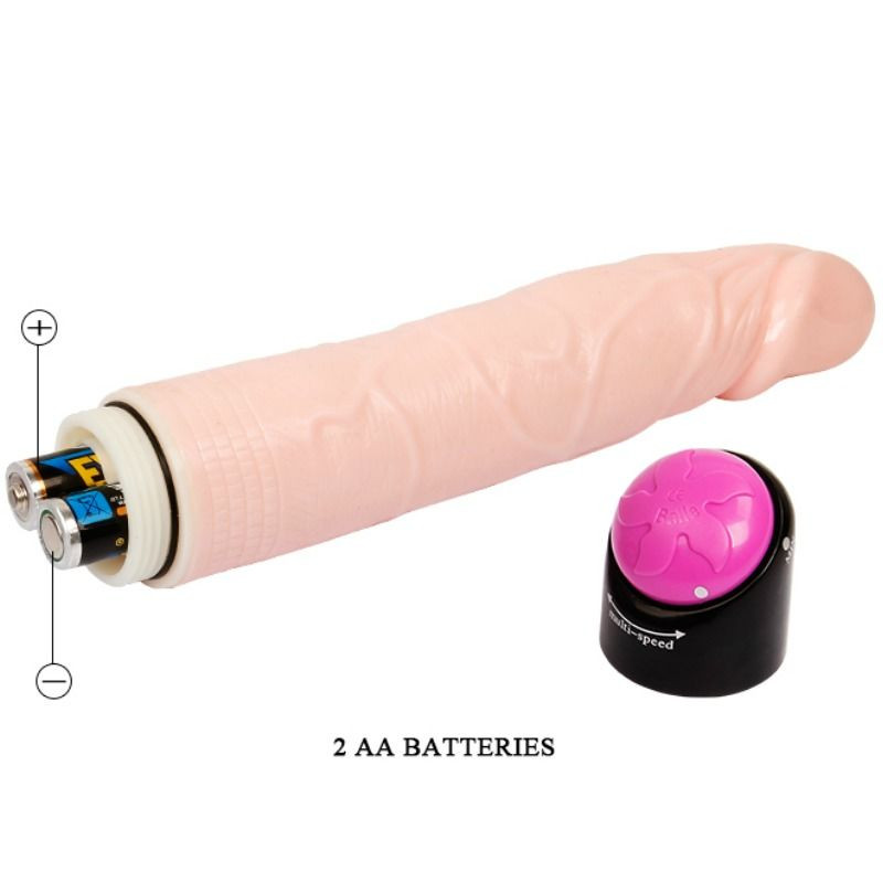 BAILE - VIBRATION ET ROTATION SEXUELLES COLORÉES 24 CM 4 