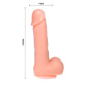 BAILE - DILDO DONG REALISTICO VIBRAZIONE E ROTAZIONE 20 CM 7 