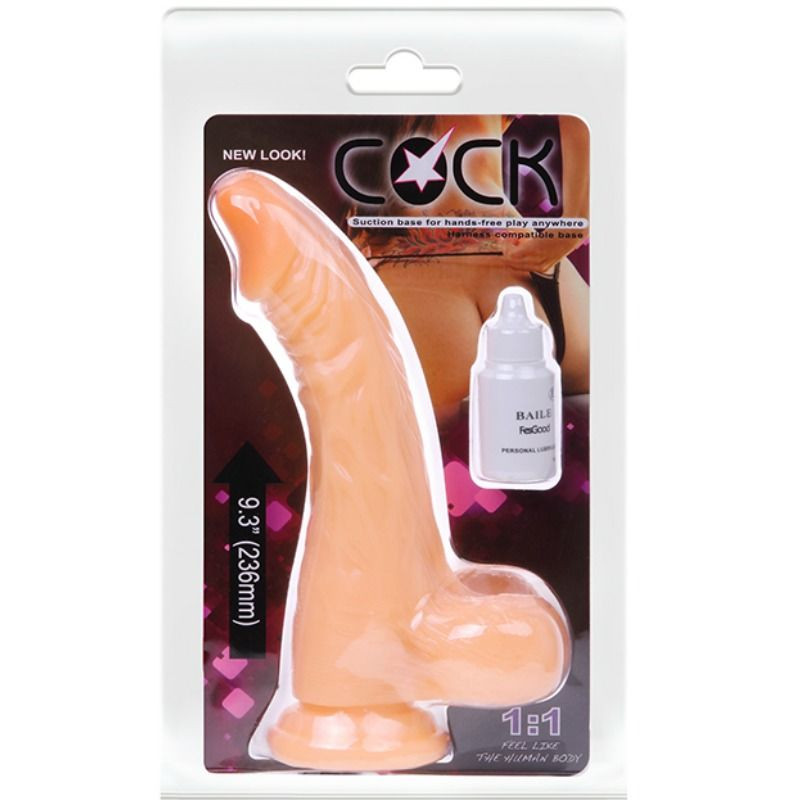 BAILE - REALISTIC COCK DILDO WITH VIBRATION 5 