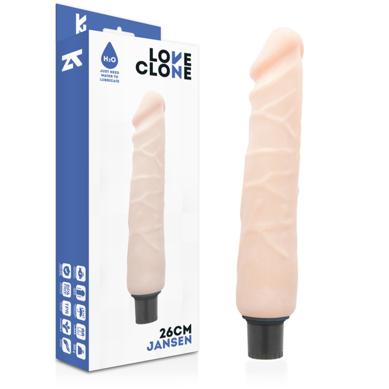 LOVECLONE - JANSEN SELF LUBRICATION VIBRATOR 26 CM -O- 4.2 CM 1 