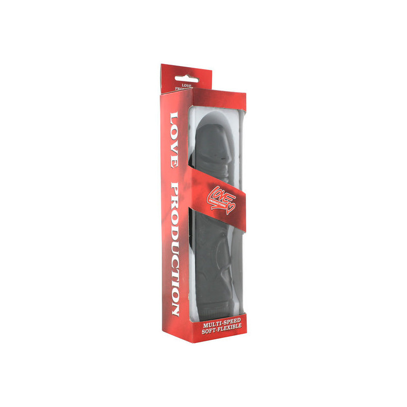 SEVEN CREATIONS - PIACERI PERFETTI VIBRATORE NERO 22 CM 1 