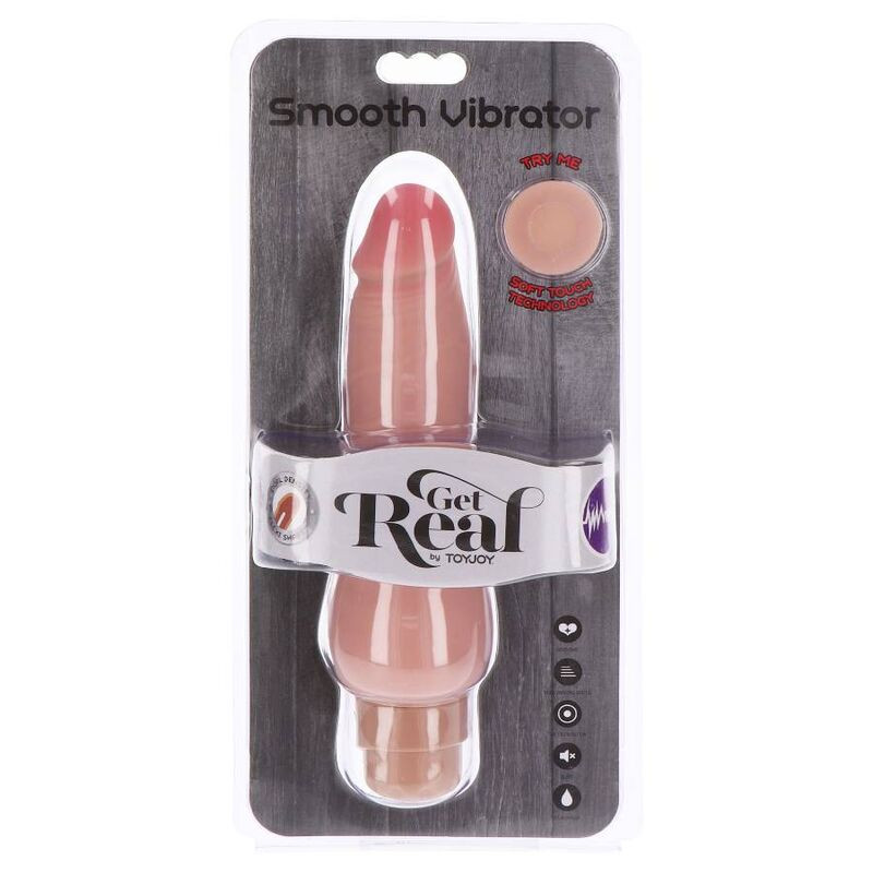 GET REAL - PEAU DE VIBRATEUR LISSE DOUBLE DENSIT? 3 