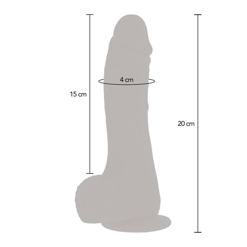 GET REAL - UP&DOWN ROTIERENDE VIBR-DILDO-HAUT 4 