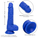 CALEXOTICS - ADMIRAL SAILOR REALISTISCHER DILDO-VIBRATOR BLAU 3 