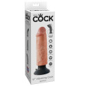 KING COCK - DILDO VIBRATORE 15.24 CM NATURALE 1 