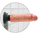 KING COCK - DILDO VIBRATORE 15.24 CM NATURALE 4 