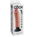 KING COCK - GODE VIBRATEUR 20.32 CM NATUREL 1 