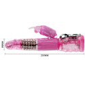 BAILE - VIBRATOR WITH ROTATION AND RABBIT MULTIVE SPEED AND MULTIROTATION 4 