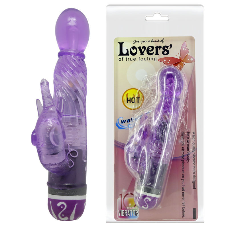 BAILE - VIBRATEUR VITESSES MULTIPLES AVEC STIMULATEUR LILAS 2 