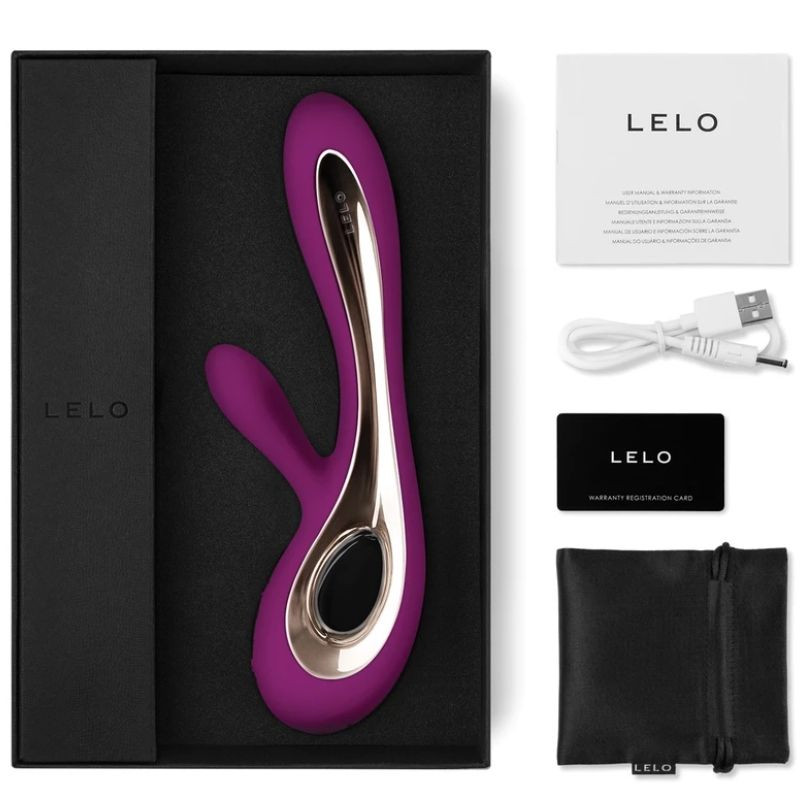 LELO - SORAYA 2 RABBIT PURPLE VIBRATOR 1 