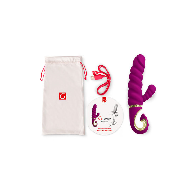 G-VIBE - FUN TOYS RABBIT VIBRATOR GCANDY SWEET RASPBERRY 2 