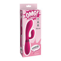 OMG - MOOD SILICONE VIBRATOR PINK 1 