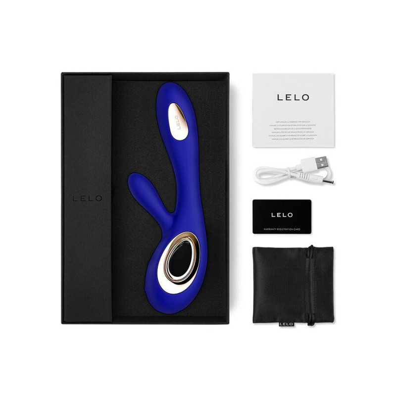 LELO - SORAYA WAVE VIBRATEUR RABBIT BLEU NUIT 2 