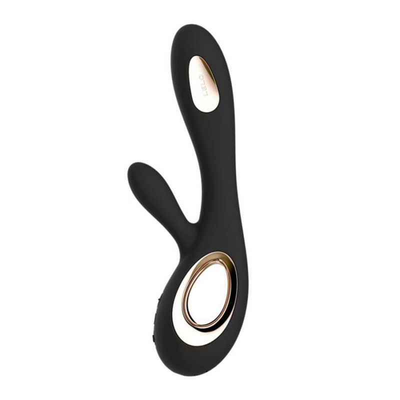 LELO - SORAYA WAVE VIBRATOR RABBIT BLACK 1 