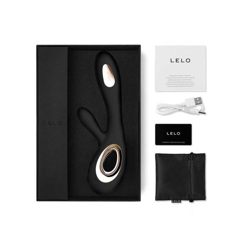 LELO - SORAYA WAVE VIBRATEUR LAPIN NOIR 3 