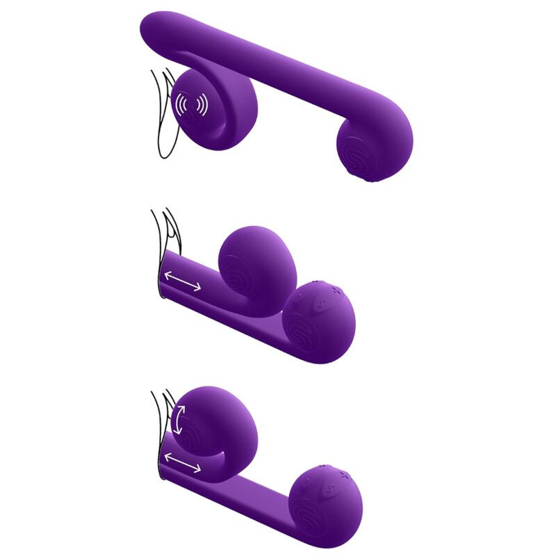 SNAIL VIBE - MULTIACTION VIBRATOR PURPLE 2 