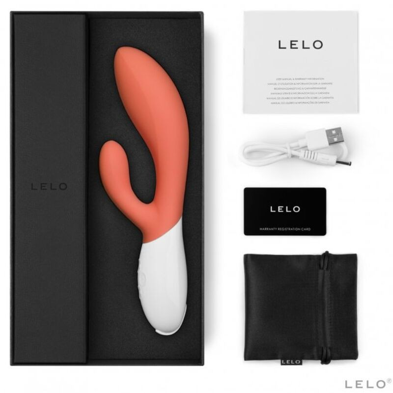 LELO - INA 3 VIBRATORE DI LUSSO CONIGLIO CORALLO 1 