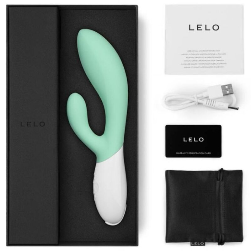 LELO - INA 3 GREEN RABBIT VIBRATOR LUXUS-ALGEN 3 