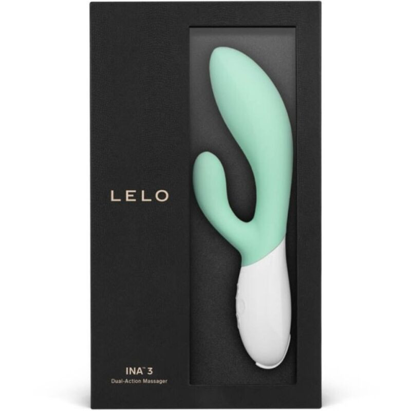 LELO - INA 3 VIBRATORE CONIGLIO VERDE ALGHE DI LUSSO 4 