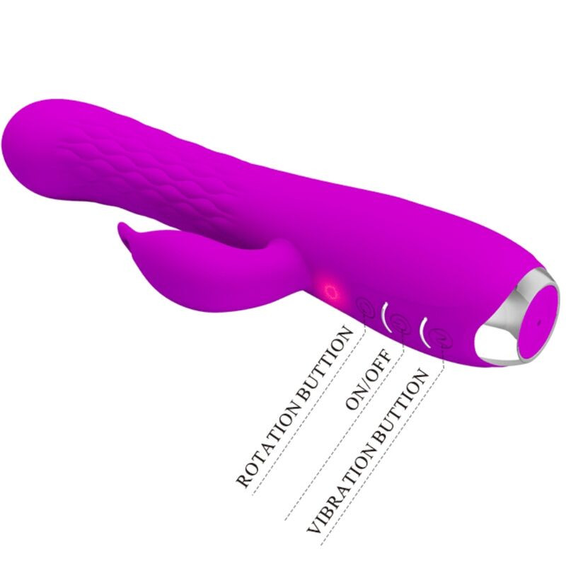 PRETTY LOVE - MOLLY VIBRATOR MIT WIEDERAUFLADBARER ROTATION 4 