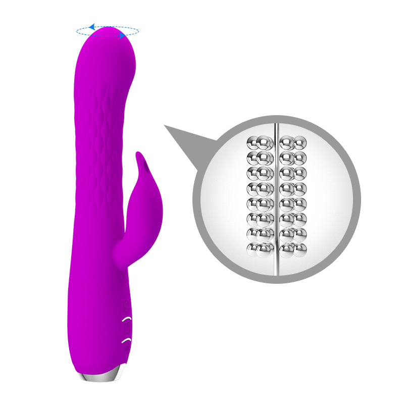 PRETTY LOVE - MOLLY VIBRATOR WITH RECHARGEABLE ROTATION 9 