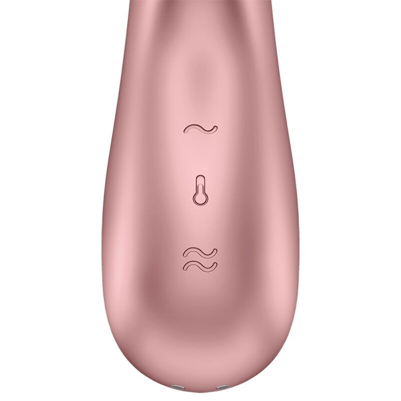 SATISFYER - VIBRATORE HOT LOVER ROSA & BEIGE 2 