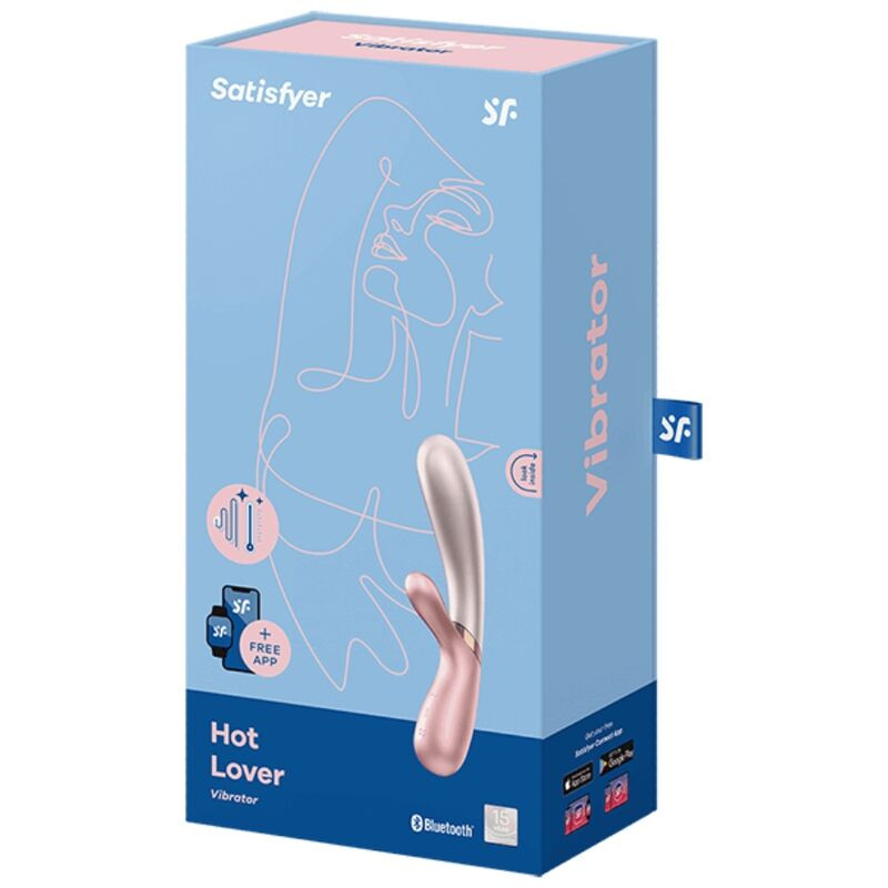 SATISFYER - VIBRATORE HOT LOVER ROSA & BEIGE 3 