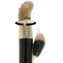 OHMAMA - ROTATOR VIBRATOR WITH DELFIN CLITORIS STIMULATOR 2 