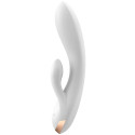 SATISFYER - DOUBLE FLEX VIBRATOR APP WHITE 1 