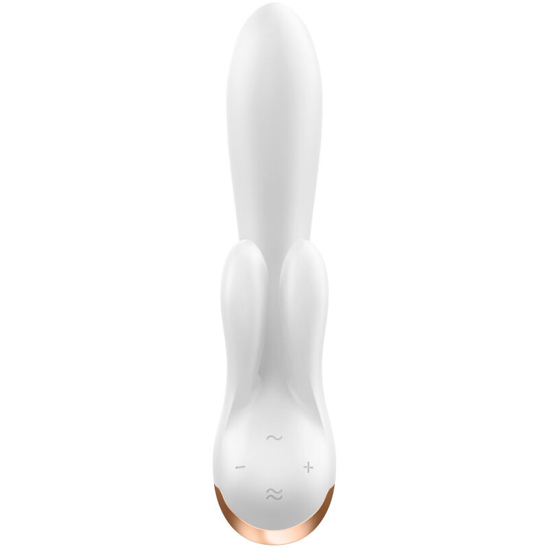 SATISFYER - DOUBLE FLEX VIBRATOR APP WHITE 2 