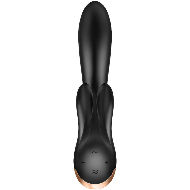 SATISFYER - DOUBLE FLEX VIBRATOR APP BLACK 2 