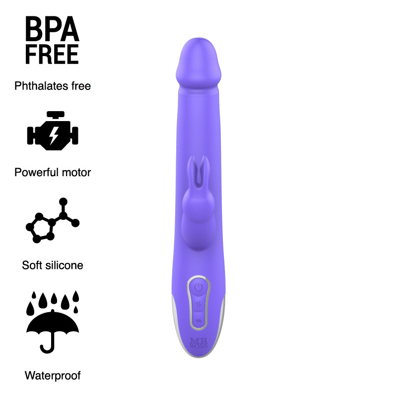 MR BOSS - ARTURO VIBRATOR & ROTATOR COMPATIBLE WITH WATCHME WIRELESS TECHNOLOGY 1 