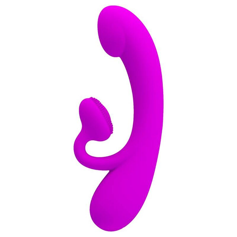 PRETTY LOVE - VIBRATEUR SINCERE ET VENTOUSE DE CLITORIS SILICONE VIOLET 3 