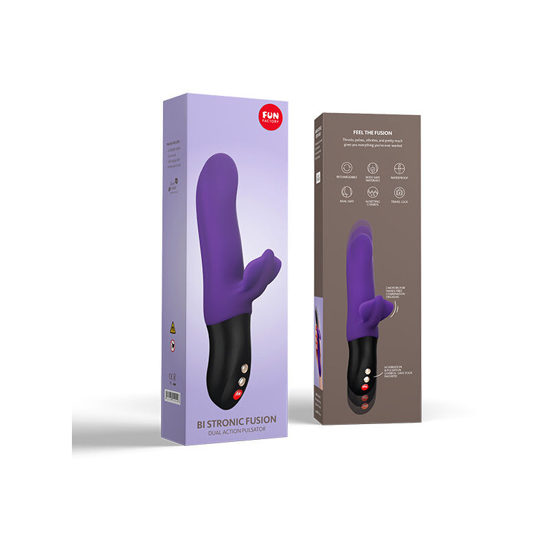 FUN FACTORY - BI STRONIC FUSION DUAL PULSATOR VIOLET 2 