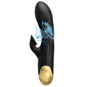 PRETTY LOVE - BLACK RECHARGEABLE GOLD PLATED LUXURY VIBRATOR 1 