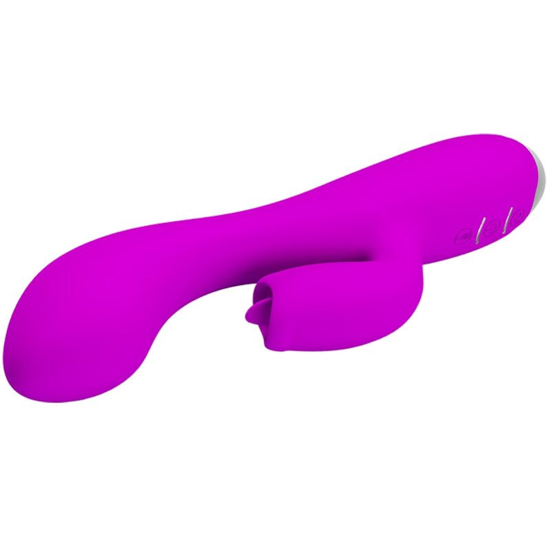 PRETTY LOVE - GLORIA WIEDERAUFLADBARER KANINCHENVIBRATOR, WASSERDICHT, LILA 2 