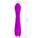 PRETTY LOVE - VIBRATEUR LAPIN RECHARGEABLE GLORIA IMPERMÉABLE VIOLET 6 