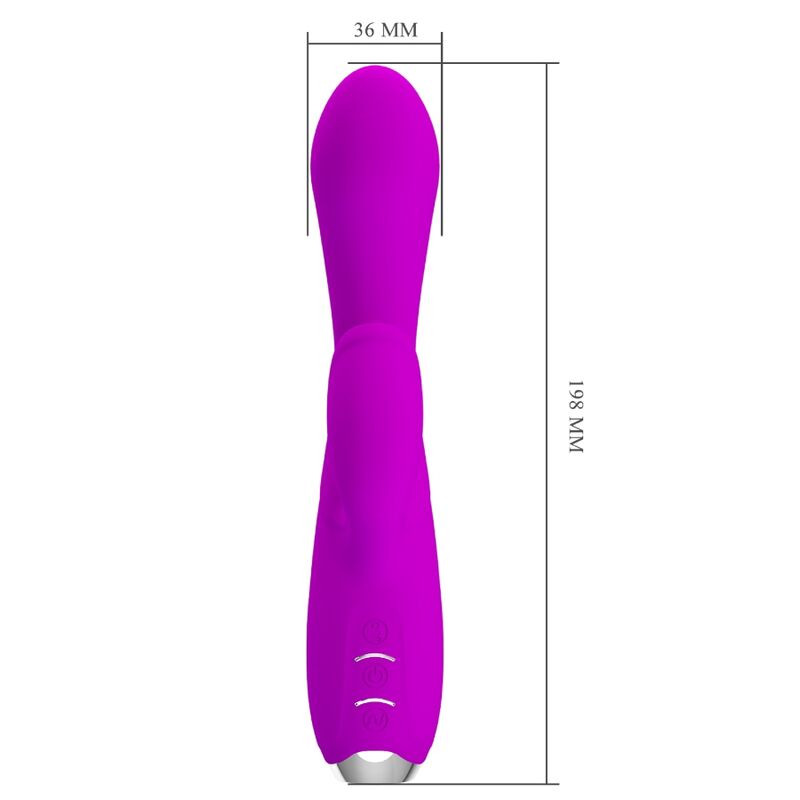 PRETTY LOVE - GLORIA WIEDERAUFLADBARER KANINCHENVIBRATOR, WASSERDICHT, LILA 6 