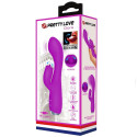 PRETTY LOVE - GLORIA RECHARGEABLE RABBIT VIBRATOR-WATERPROOF PURPLE 10 