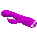 PRETTY LOVE - VIBRATEUR RECHARGEABLE RACHEL AVEC VENTOUSE VIOLET 2 