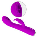 PRETTY LOVE - VIBRATEUR RECHARGEABLE RACHEL AVEC VENTOUSE VIOLET 3 