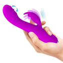 PRETTY LOVE - VIBRATEUR RECHARGEABLE RACHEL AVEC VENTOUSE VIOLET 8 