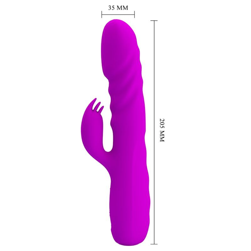 PRETTY LOVE - MELANIE PURPLE WIEDERAUFLADBARER KANINCHENVIBRATOR 4 