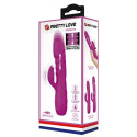 PRETTY LOVE - MELANIE PURPLE RECHARGEABLE RABBIT VIBRATOR 7 