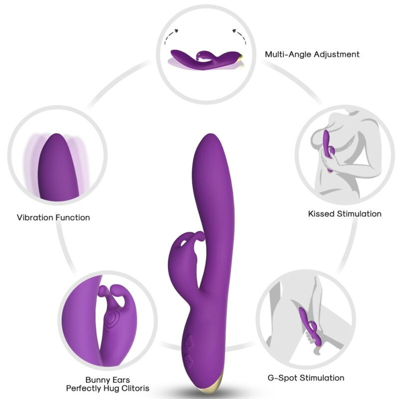 ARMONY - BONNIE VIBRATEUR LAPIN VIOLET 1 